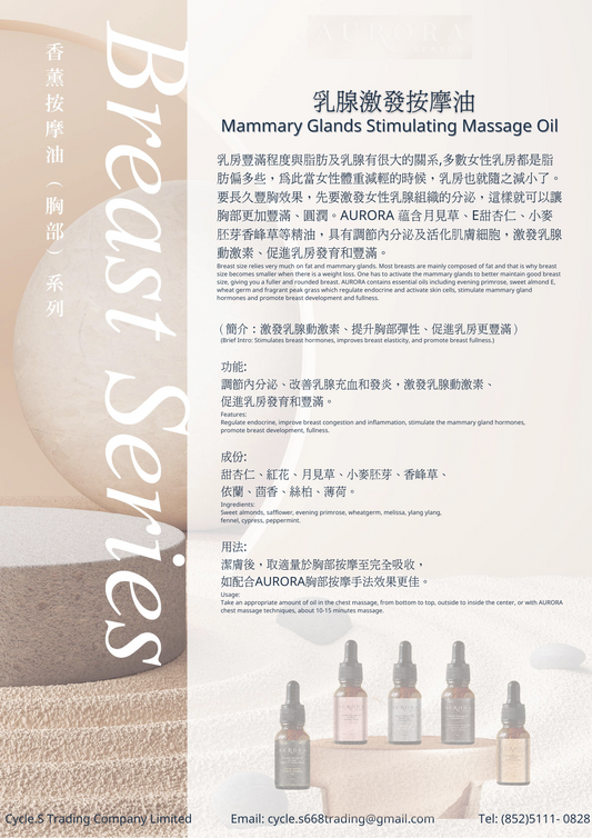 乳腺激發按摩油 Mammary Glands Stimulating Massage Oil