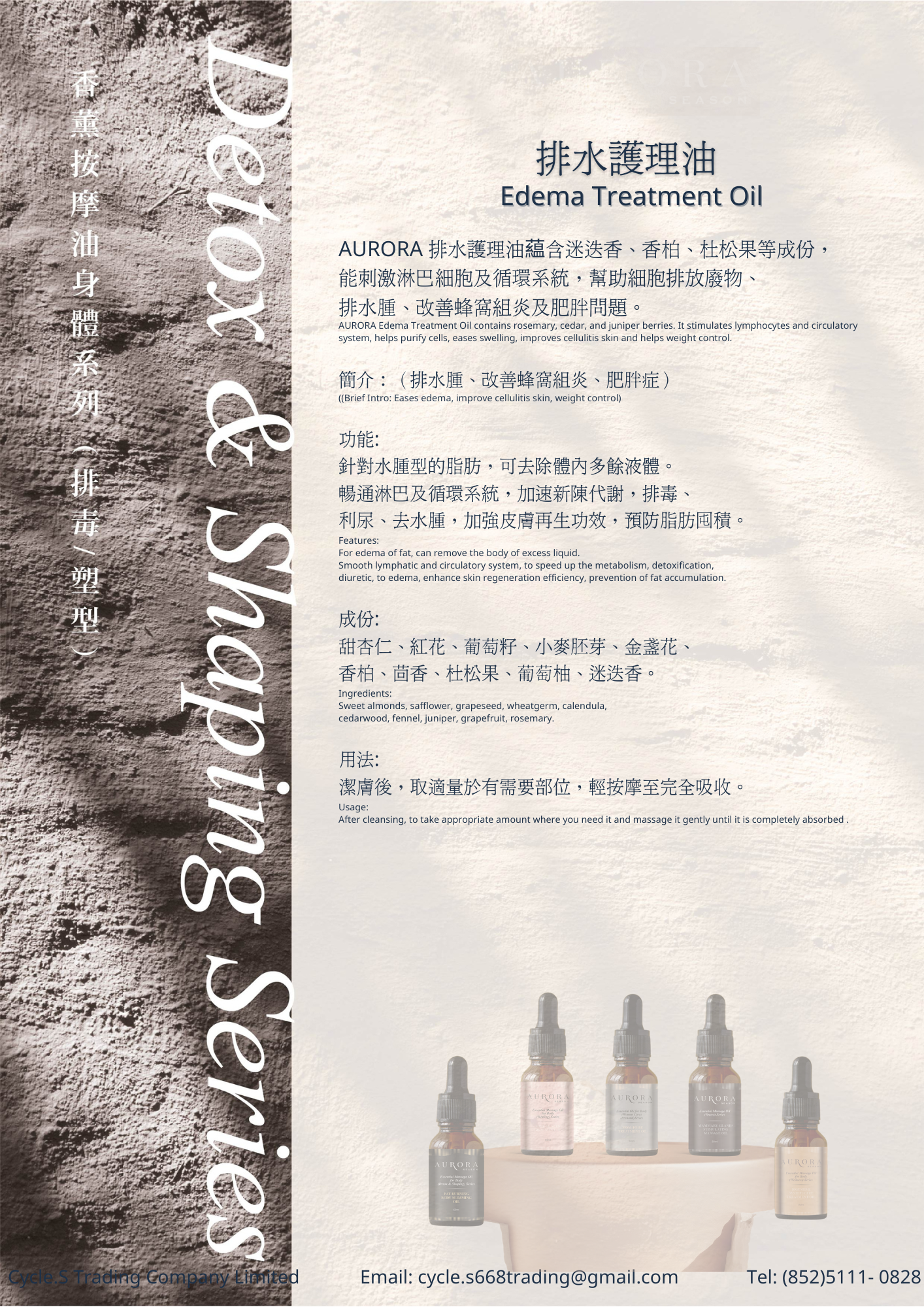 排水護理油 Edema Treatment Oil
