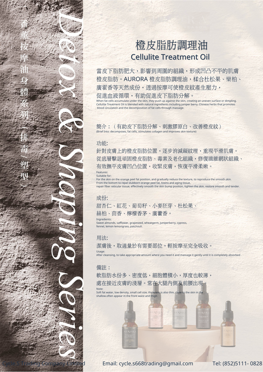 橙皮脂肪調理油 Cellulite Treatment Oil